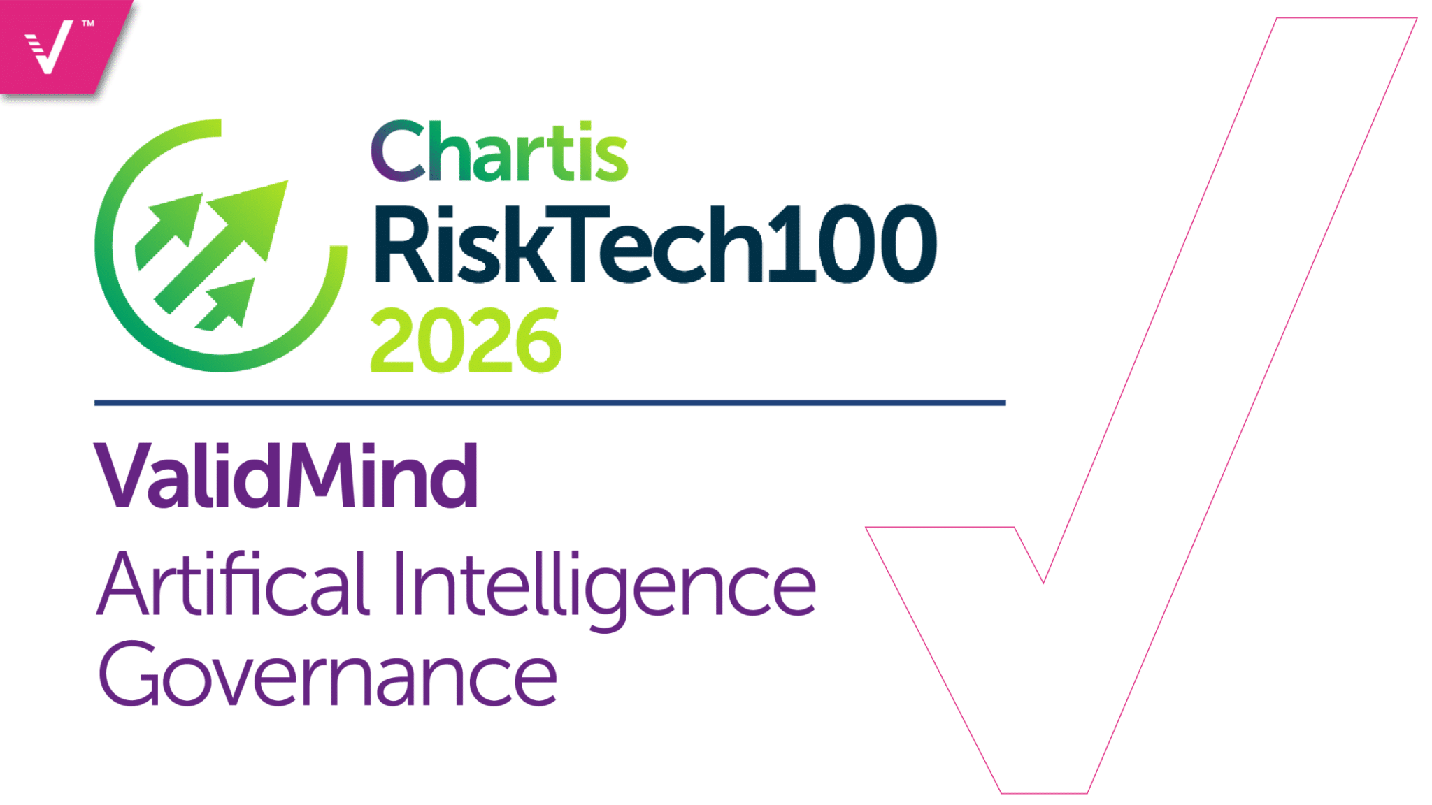 ValidMind Award winning AI governance platform Chartis